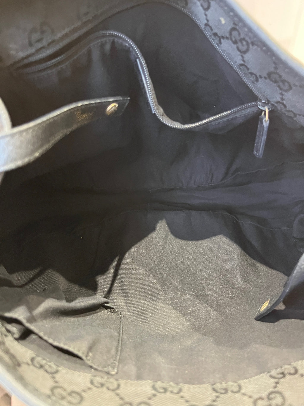 Gucci Leather Black Satchel