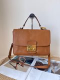 Miu Miu Leather Messenger Bag