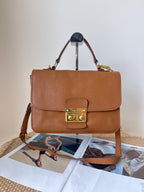 Miu Miu Leather Messenger Bag