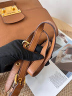 Miu Miu Leather Messenger Bag