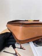 Miu Miu Leather Messenger Bag