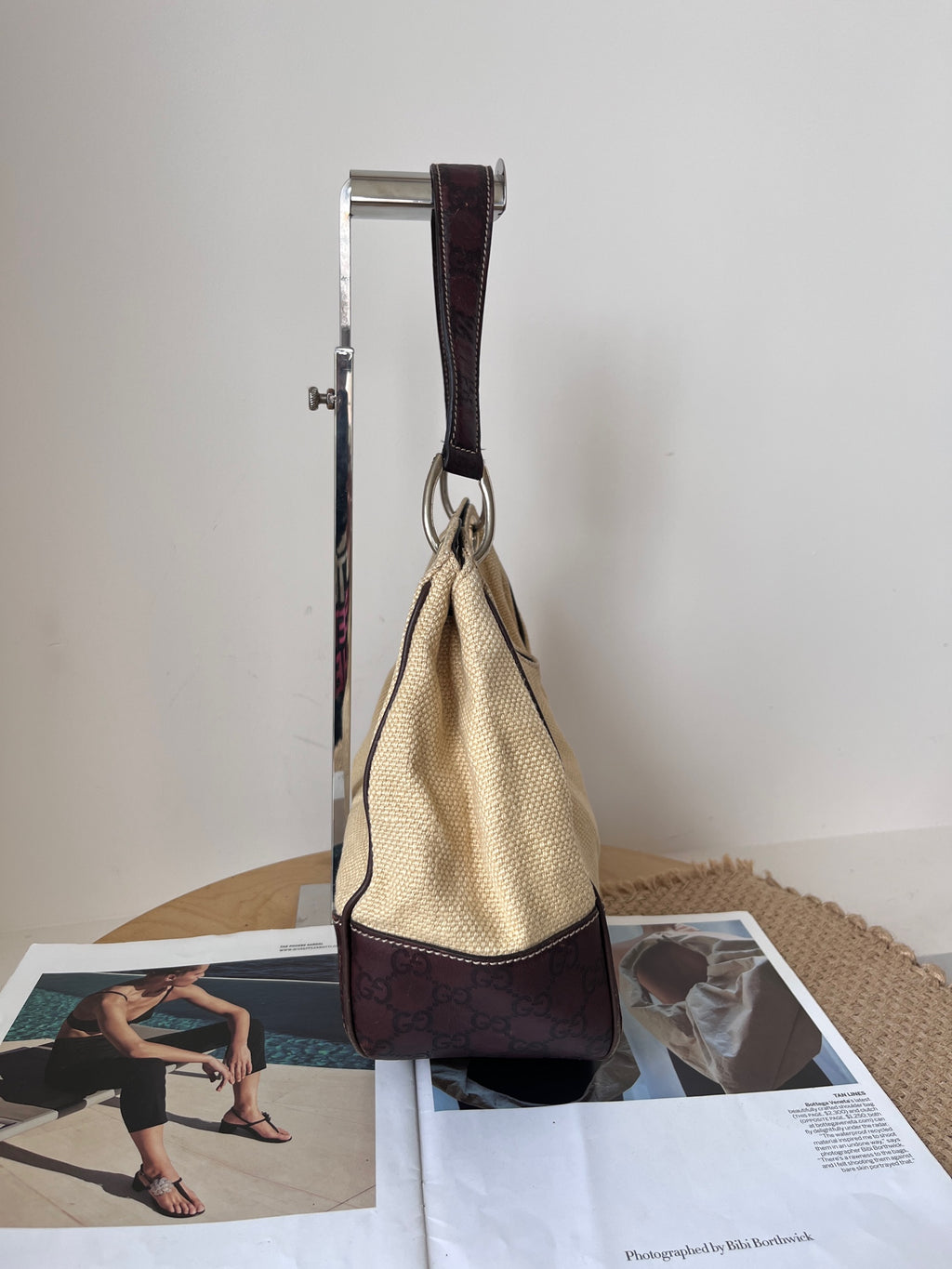 Gucci Canvas Shoulder Bag