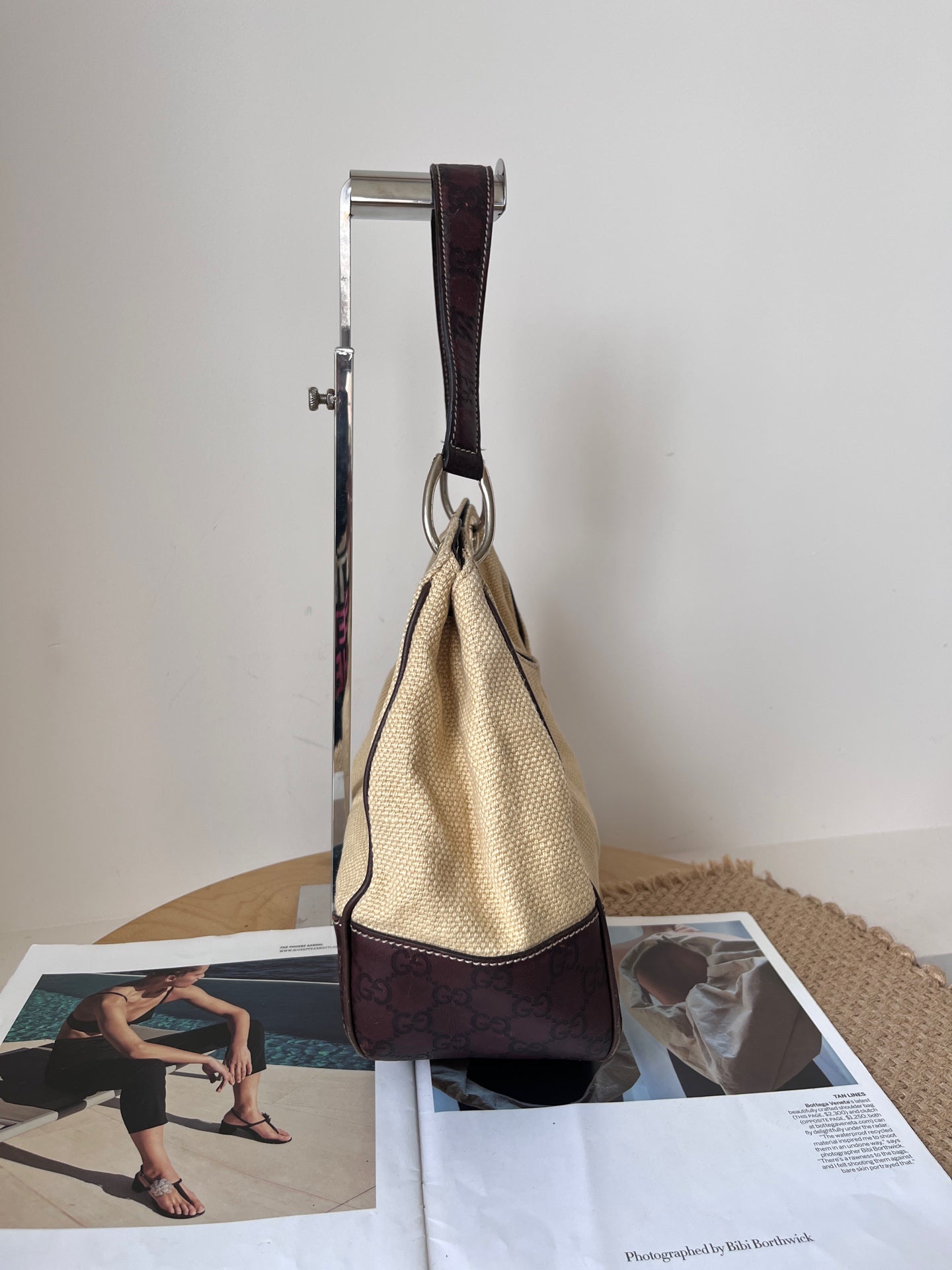 Gucci Canvas Shoulder Bag