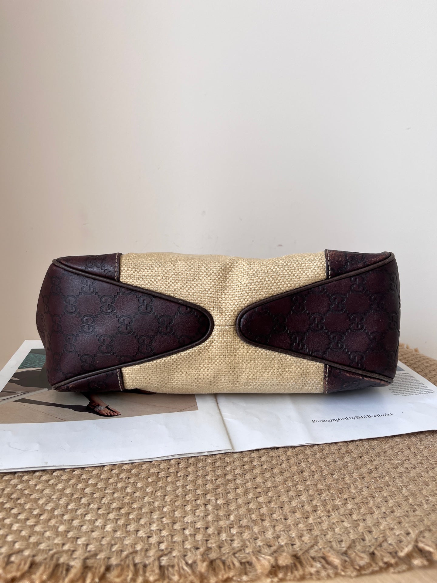 Gucci Canvas Shoulder Bag