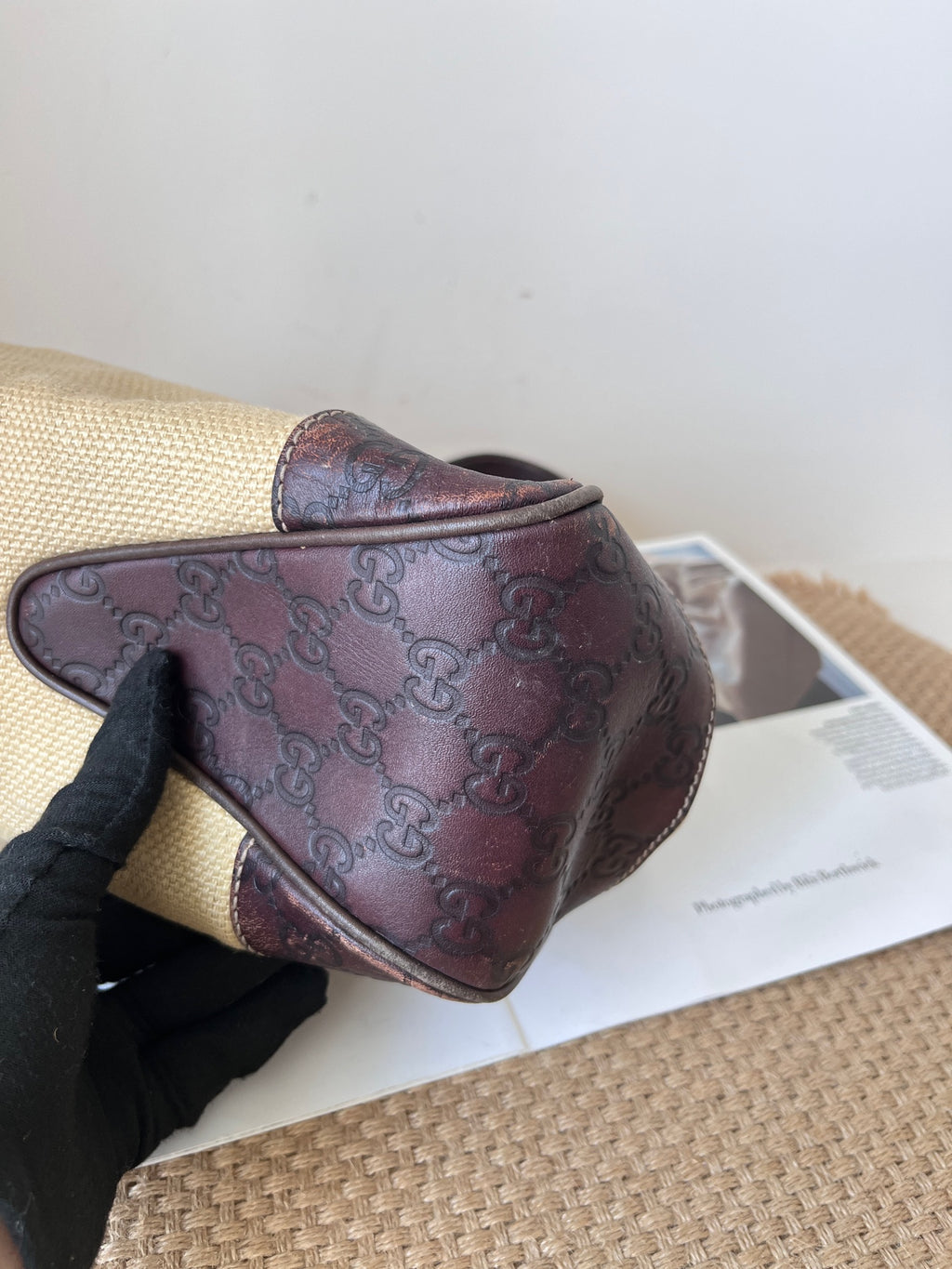 Gucci Canvas Shoulder Bag