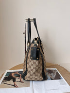 Gucci Leather Green Tote