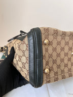 Gucci Leather Green Tote