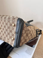Gucci Leather Green Tote