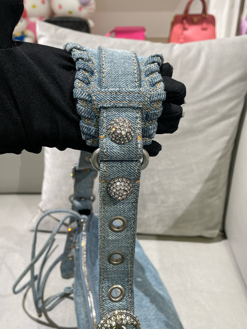 Balenciaga LE CAGOLE Blue 6713072109U4715