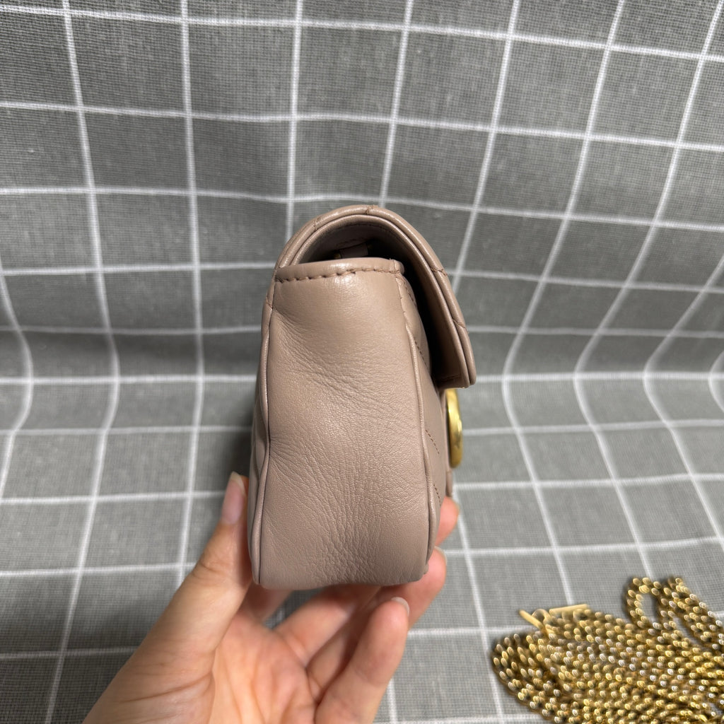 Gucci [New] GGMarmont Collection Extra-Mini Handbag Leather 476433DTDHD1523