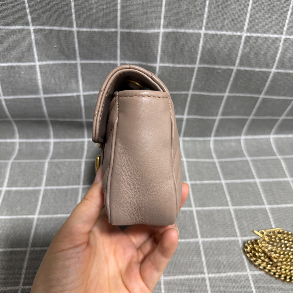 Gucci [New] GGMarmont Collection Extra-Mini Handbag Leather 476433DTDHD1523