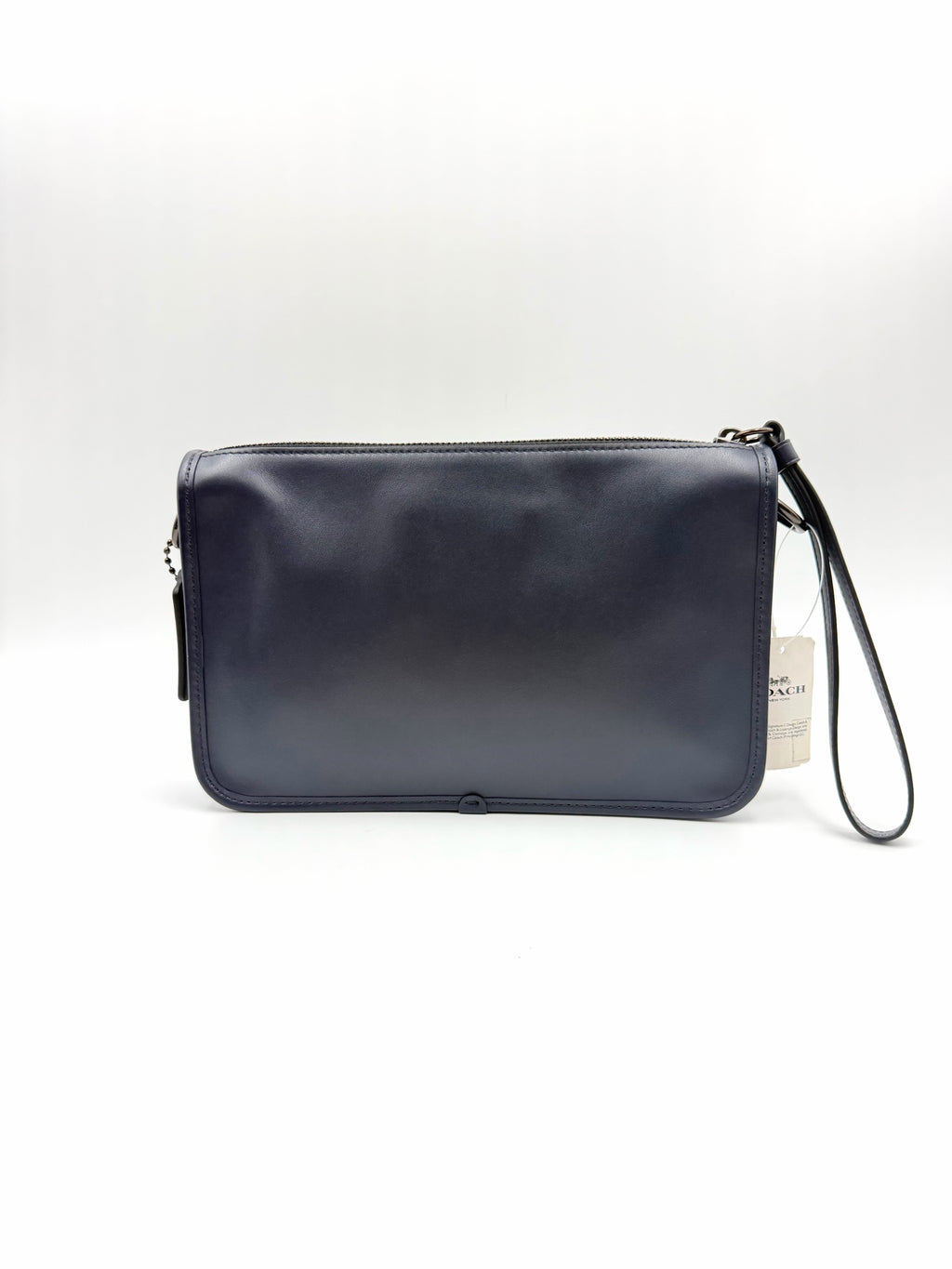 Coach Leather Blue Messenger Bag