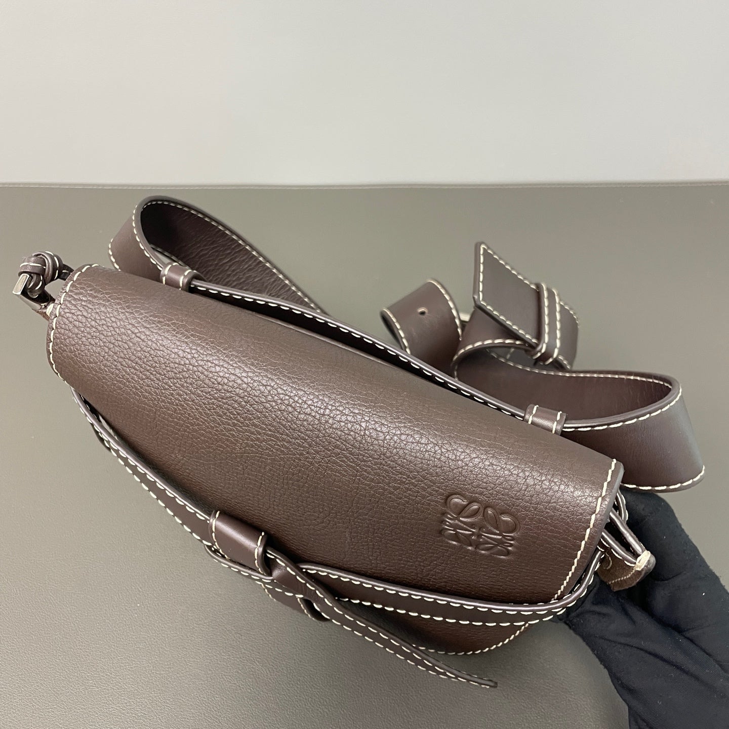 Loewe Leather Saddle Bag