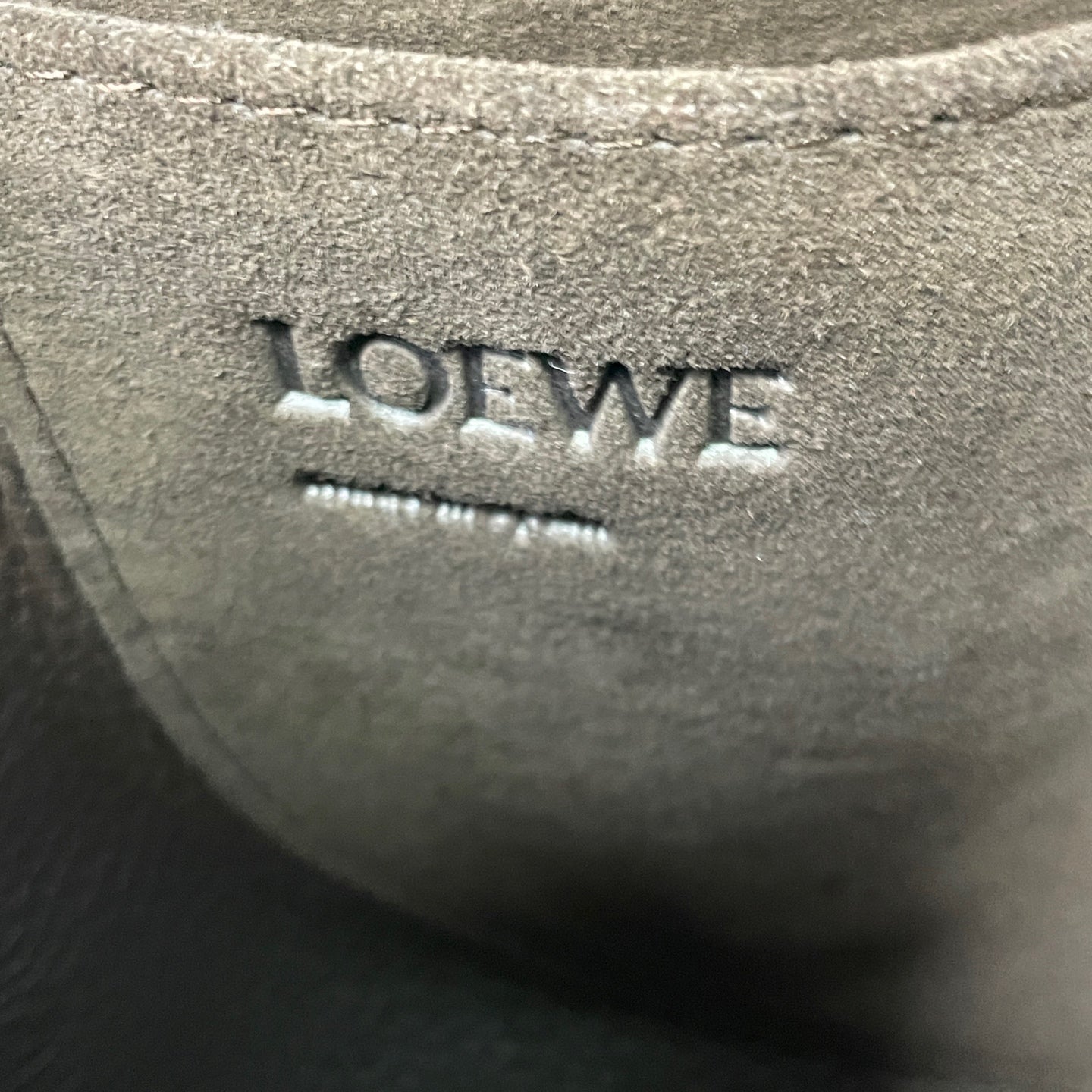 Loewe Leather Saddle Bag