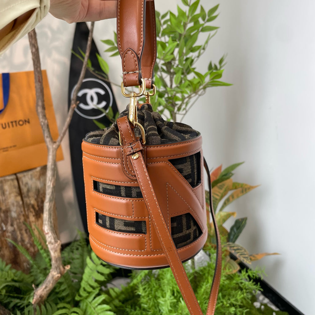 Fendi Canvas Bucket & Drawstring Bag