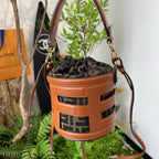 Fendi Canvas Bucket & Drawstring Bag