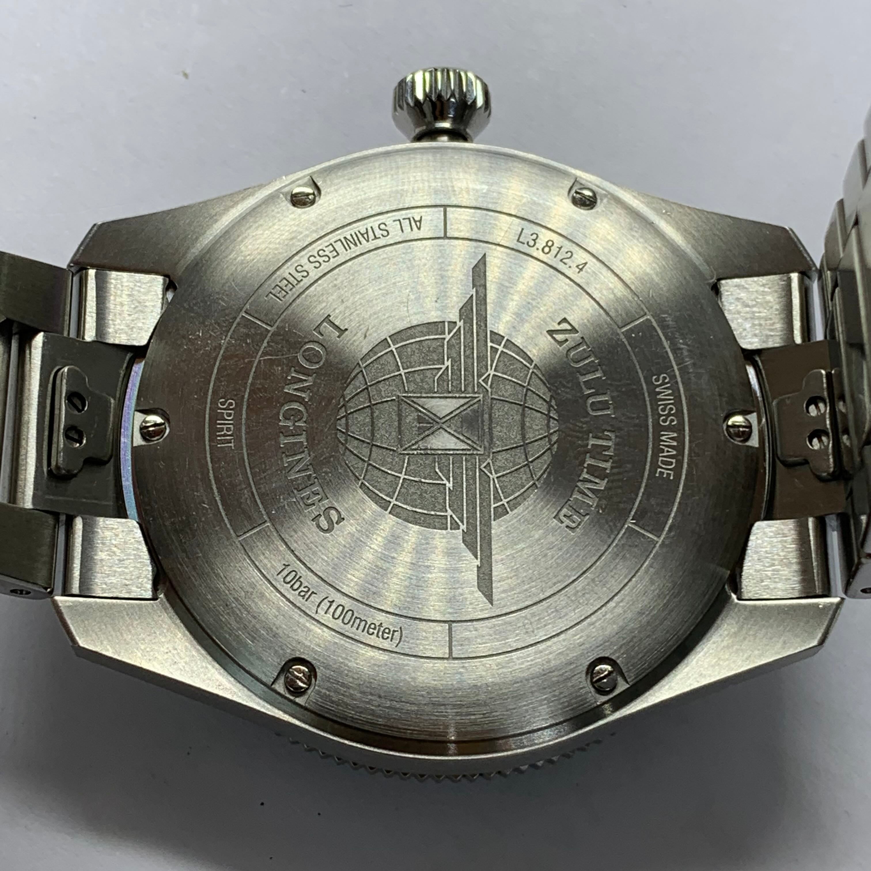 Longines The Pioneer Series Zulu Time Watch 42.00mm L3.812.4.93.6