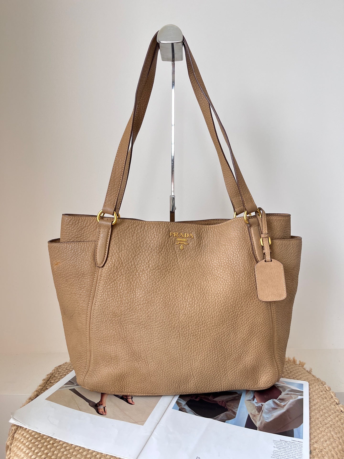 Prada Leather Tote