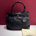 Salvatore Ferragamo Black Satchel
