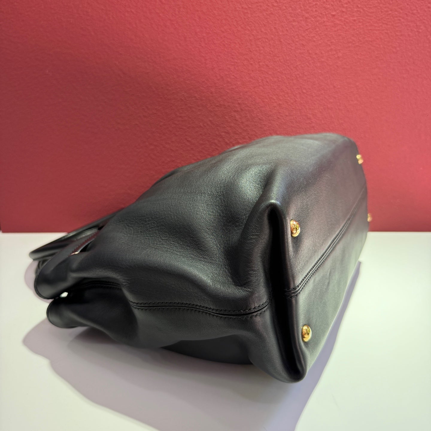 Salvatore Ferragamo Black Satchel