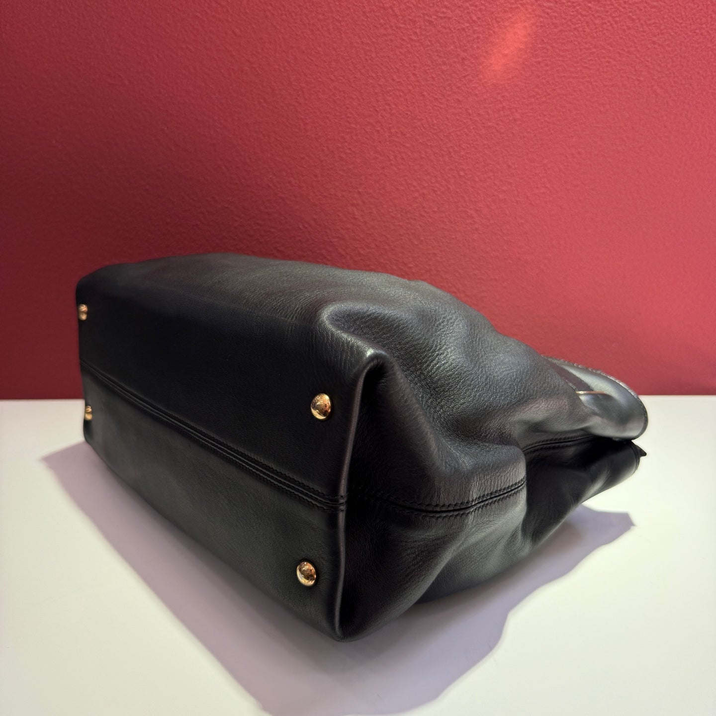 Salvatore Ferragamo Black Satchel
