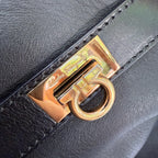 Salvatore Ferragamo Black Satchel