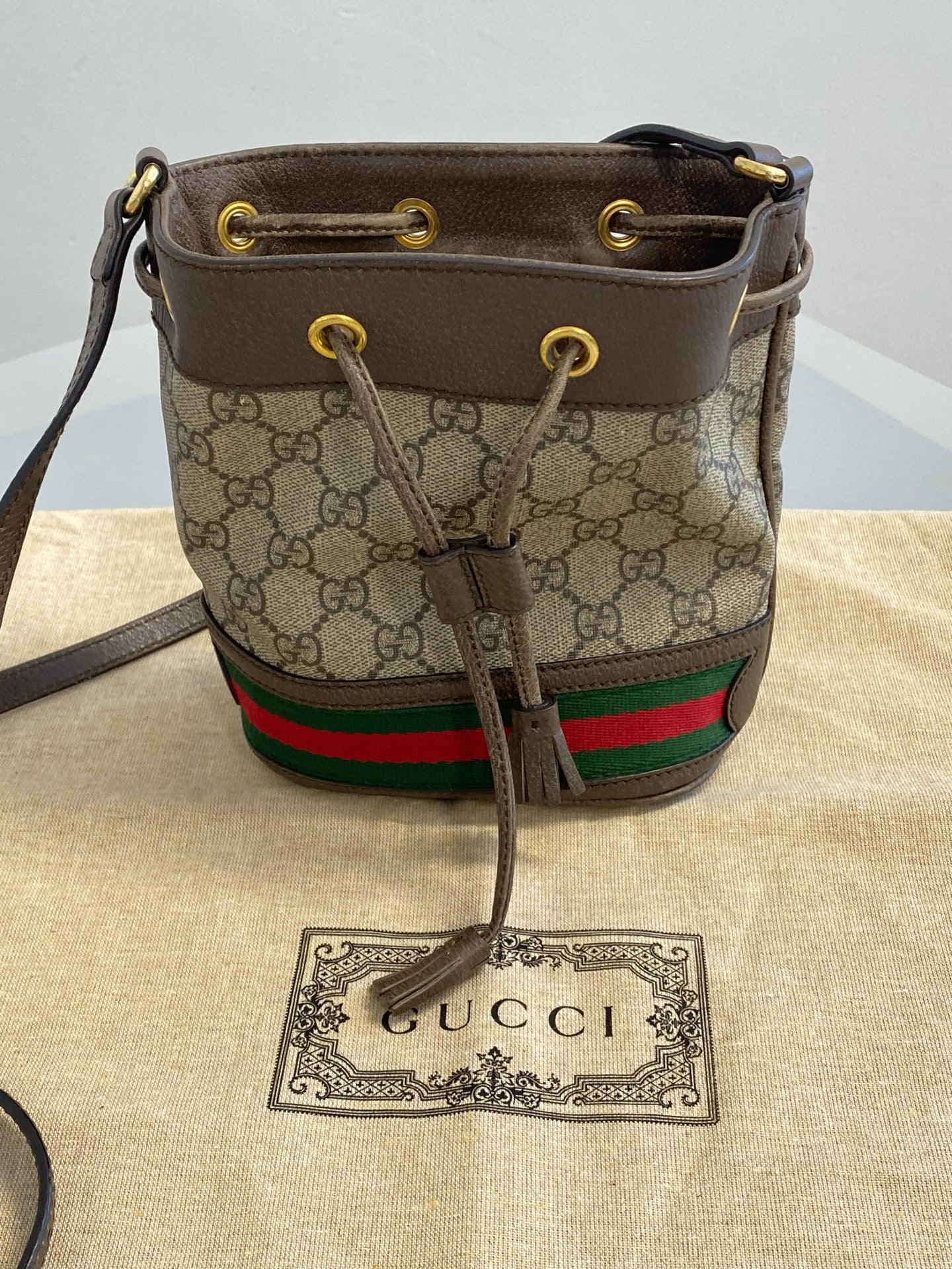Gucci Ophidia Collection Bucket & Drawstring Bag 550620 96I3B 8745