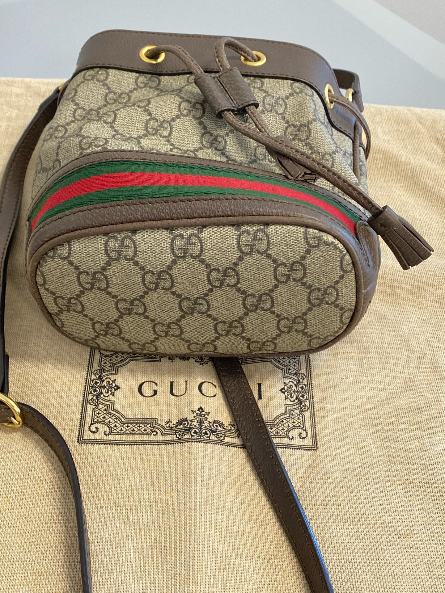Gucci Ophidia Collection Bucket & Drawstring Bag 550620 96I3B 8745