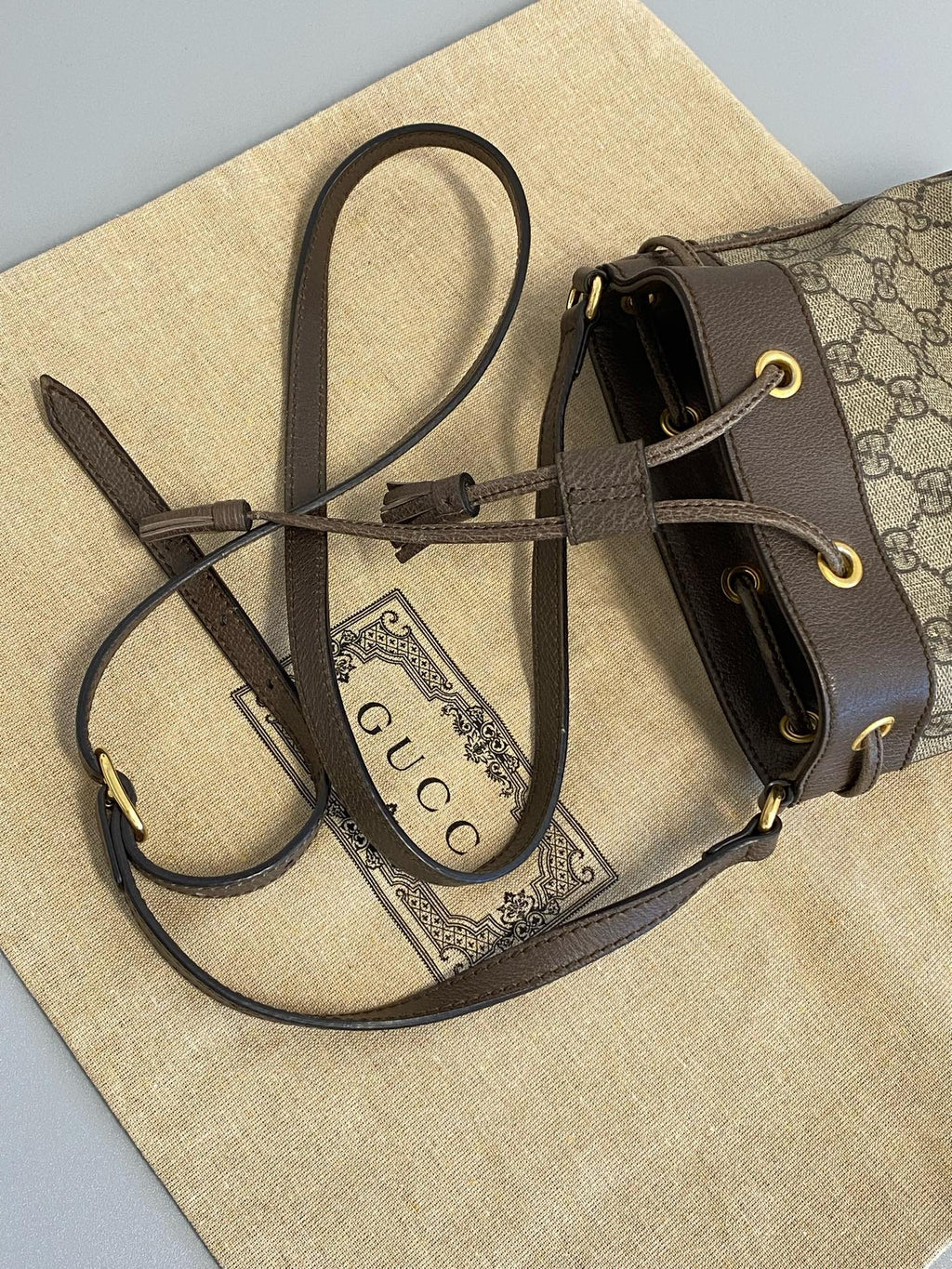 Gucci Ophidia Collection Bucket & Drawstring Bag 550620 96I3B 8745