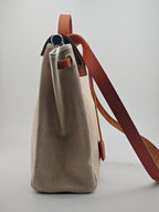 Hermes Canvas Beige Crossbody