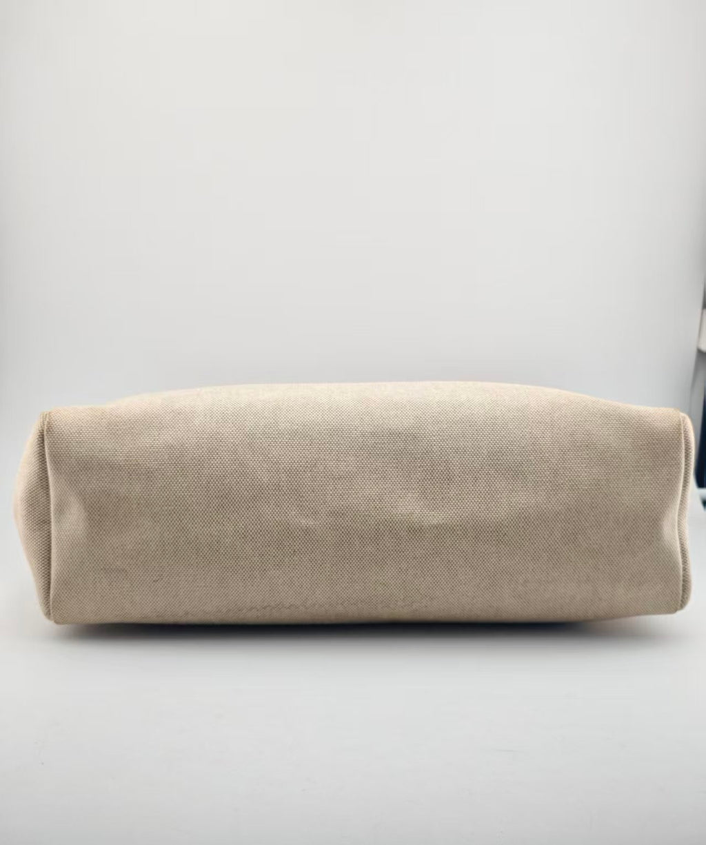 Hermes Canvas Beige Crossbody