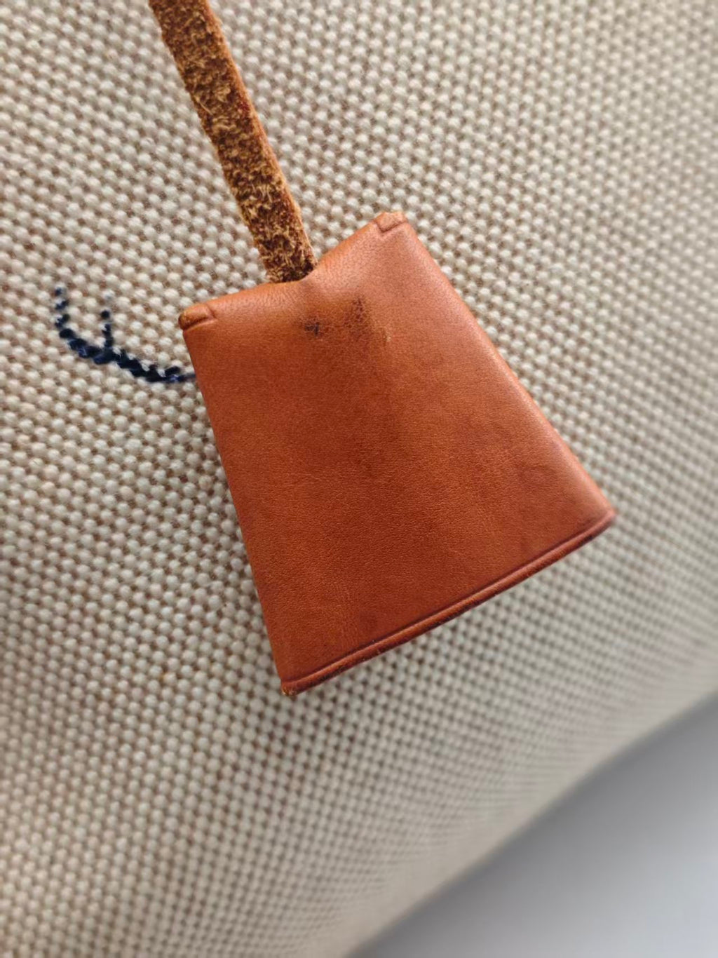 Hermes Canvas Beige Crossbody