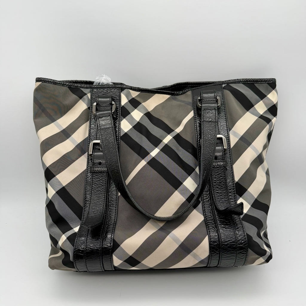 Burberry Canvas Black Satchel