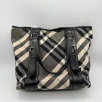 Burberry Canvas Black Satchel