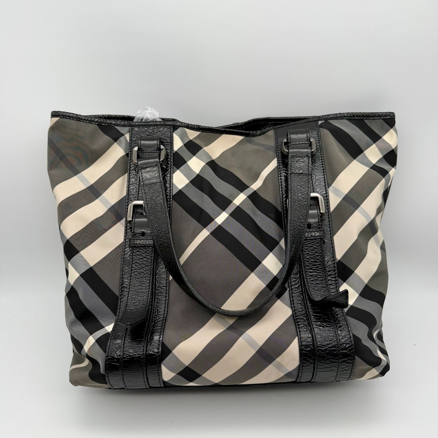 Burberry Canvas Black Satchel