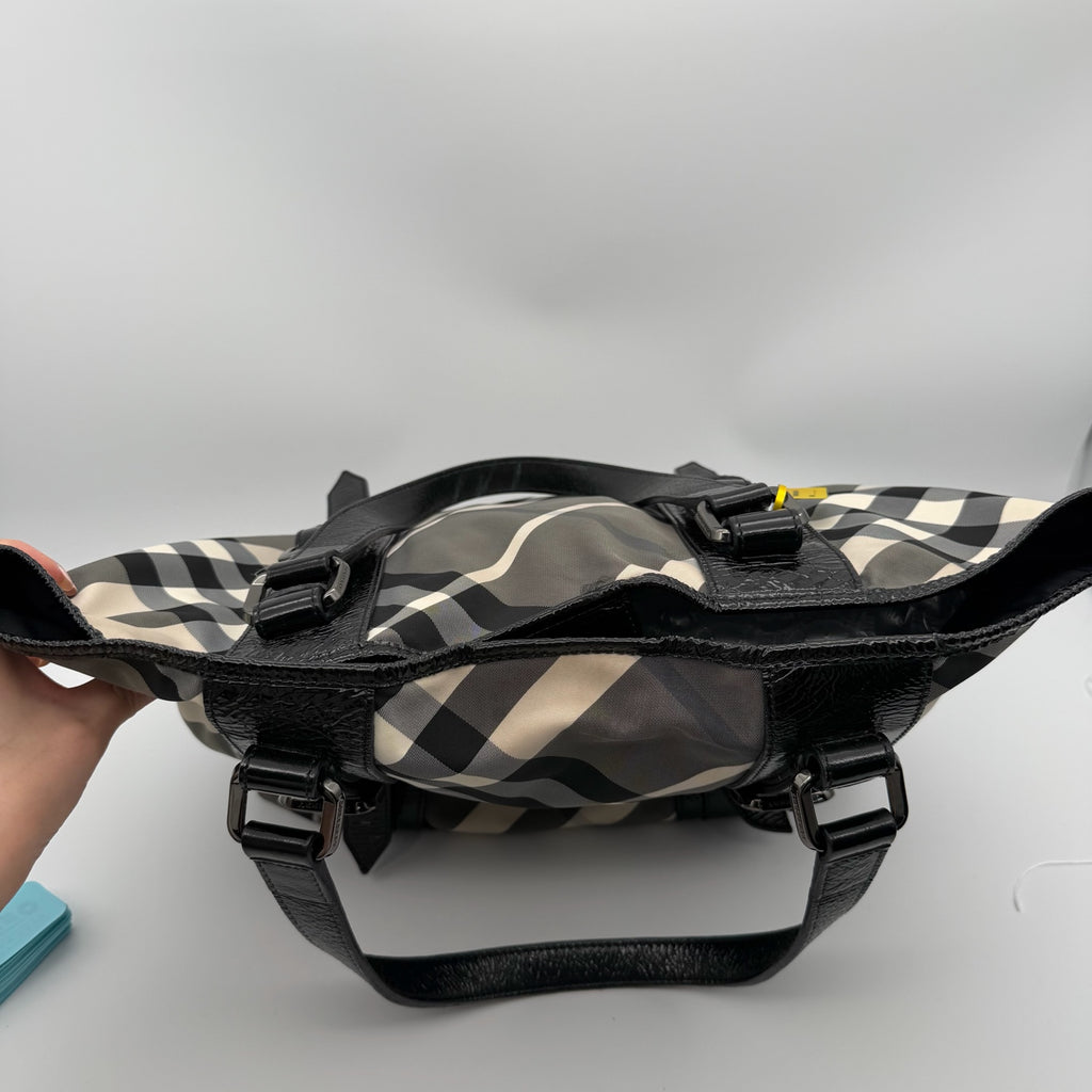 Burberry Canvas Black Satchel