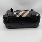 Burberry Canvas Black Satchel