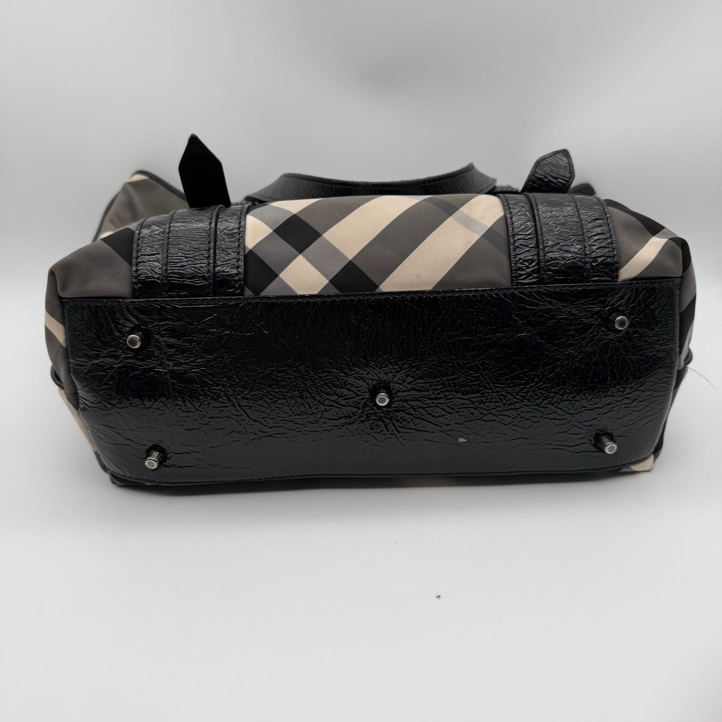 Burberry Canvas Black Satchel