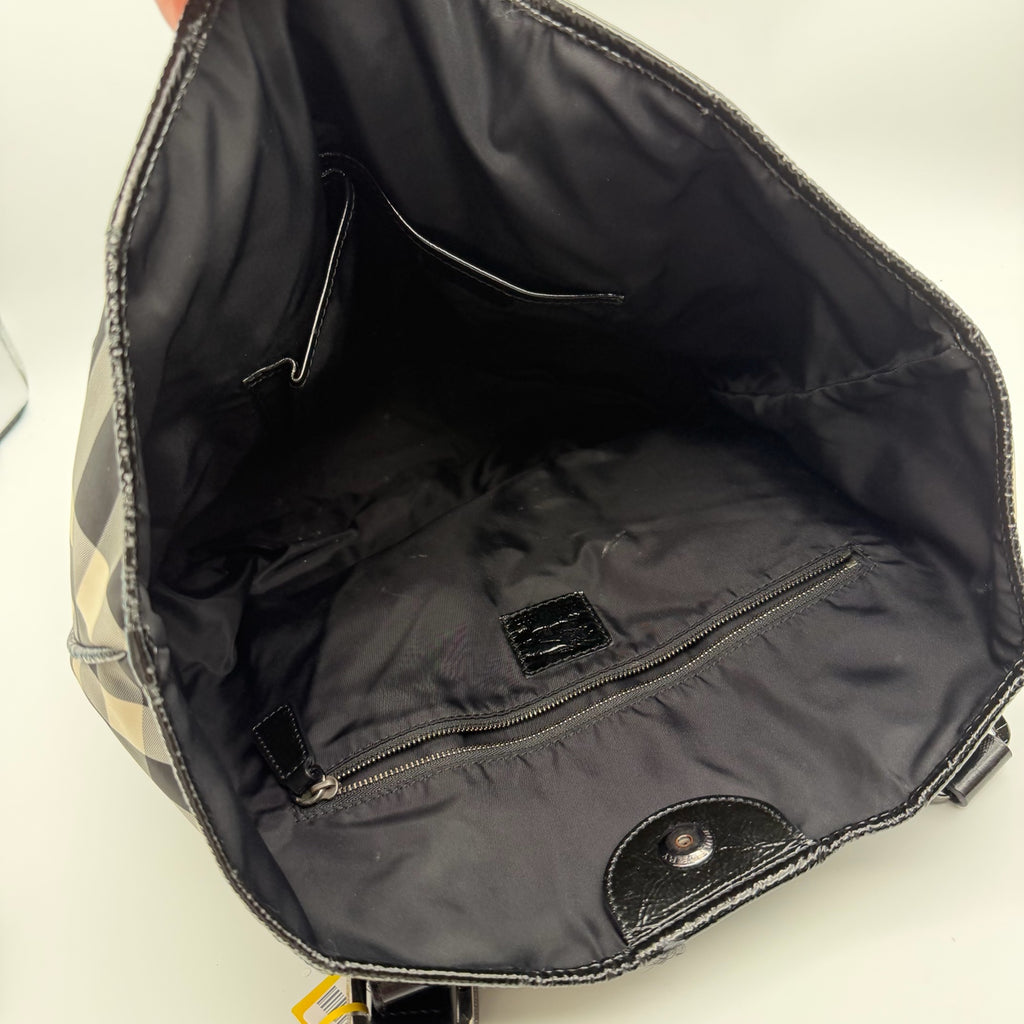 Burberry Canvas Black Satchel