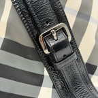 Burberry Canvas Black Satchel