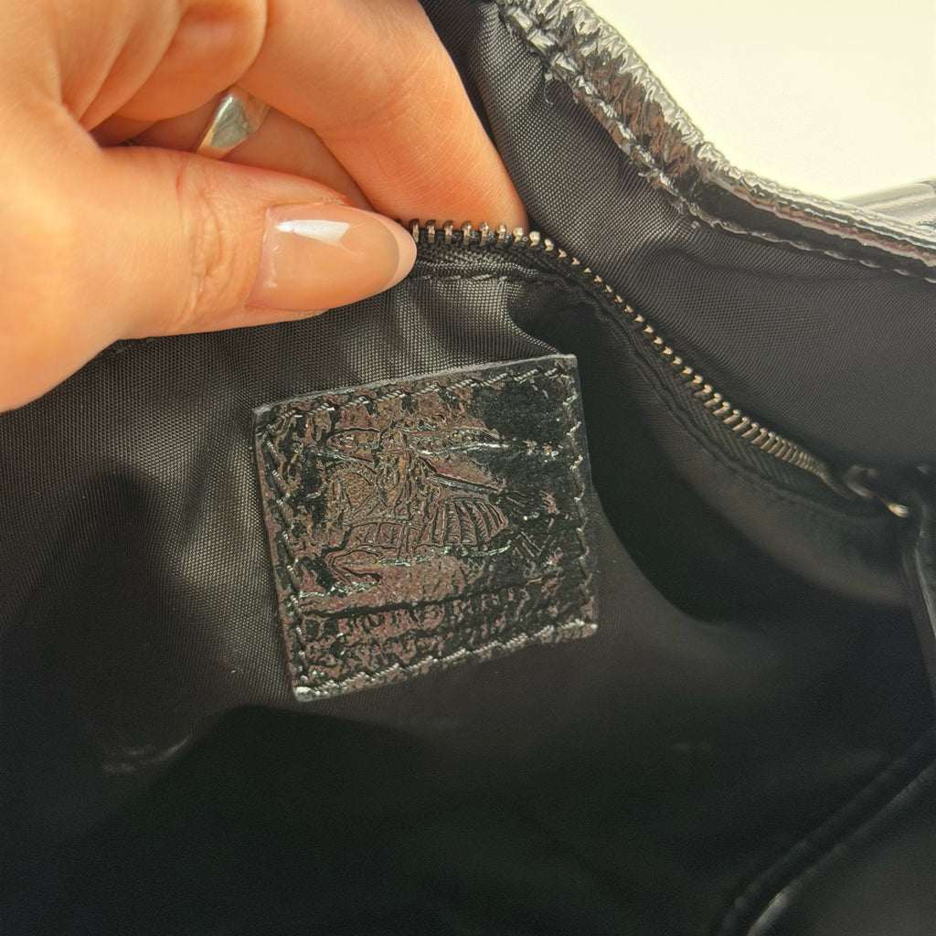 Burberry Canvas Black Satchel