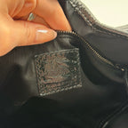 Burberry Canvas Black Satchel