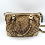 Gucci Canvas Black Satchel