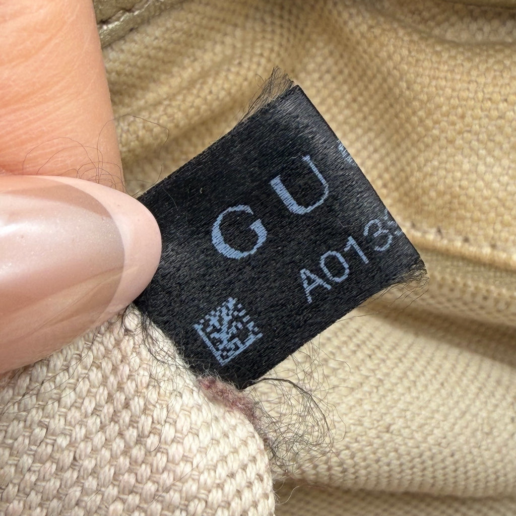 Gucci Canvas Black Satchel