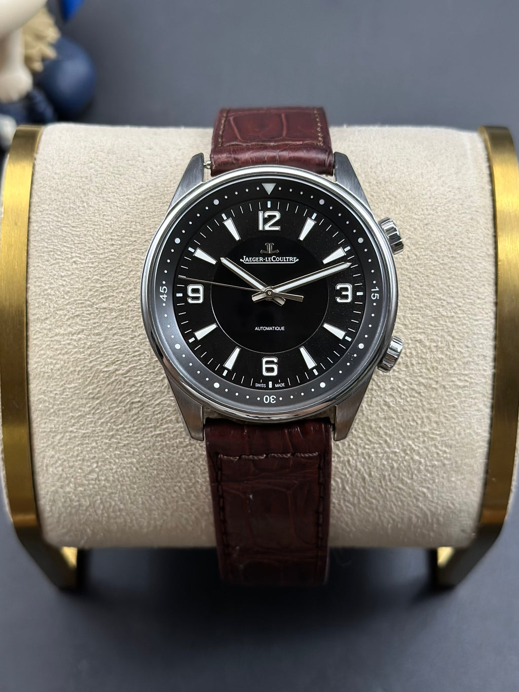 Jaeger LeCoultre Black Automatic (self-winding) watch