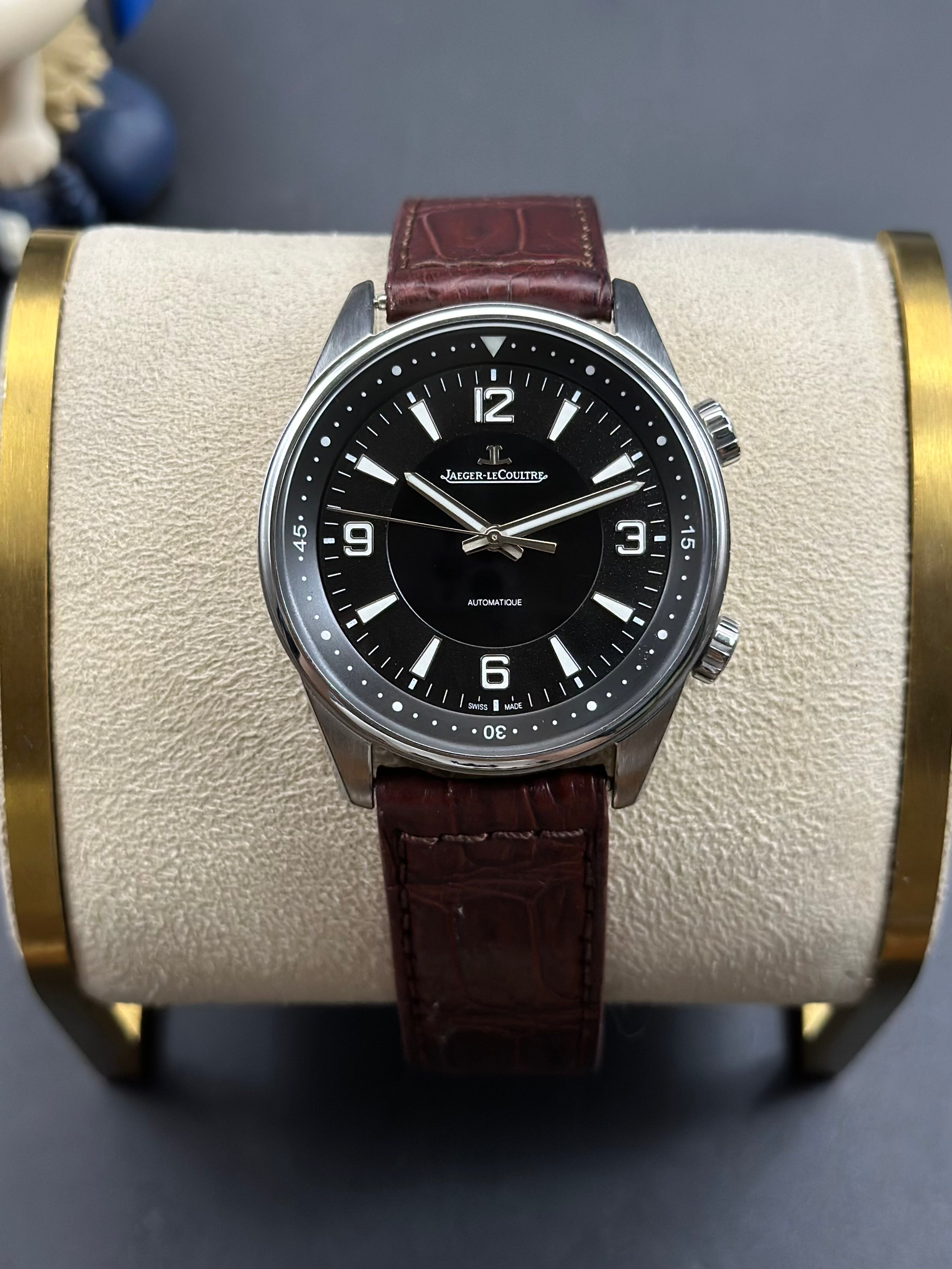 Jaeger LeCoultre Black Automatic (self-winding) watch