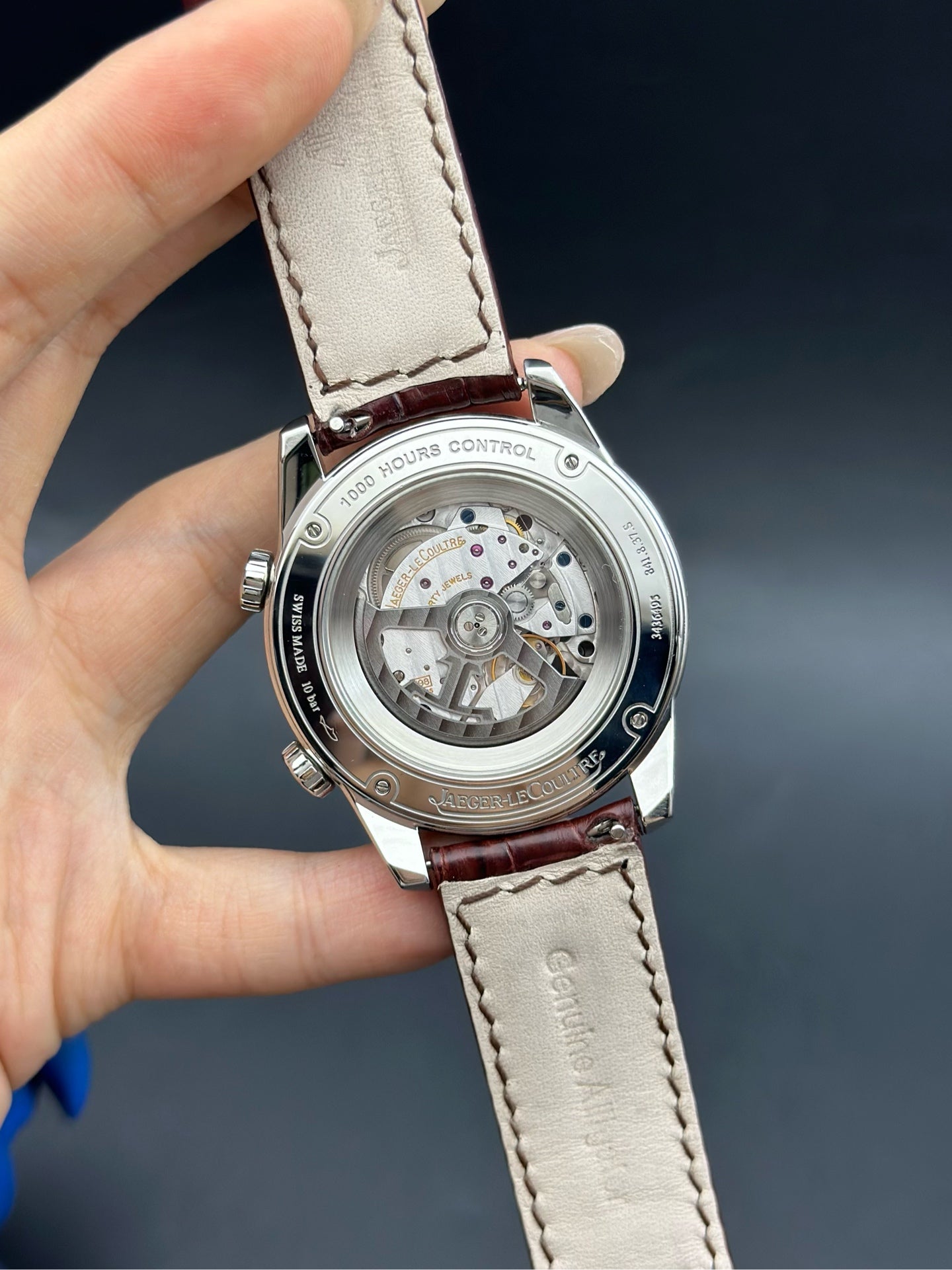 Jaeger LeCoultre Black Automatic (self-winding) watch