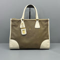 Prada Canvas Satchel