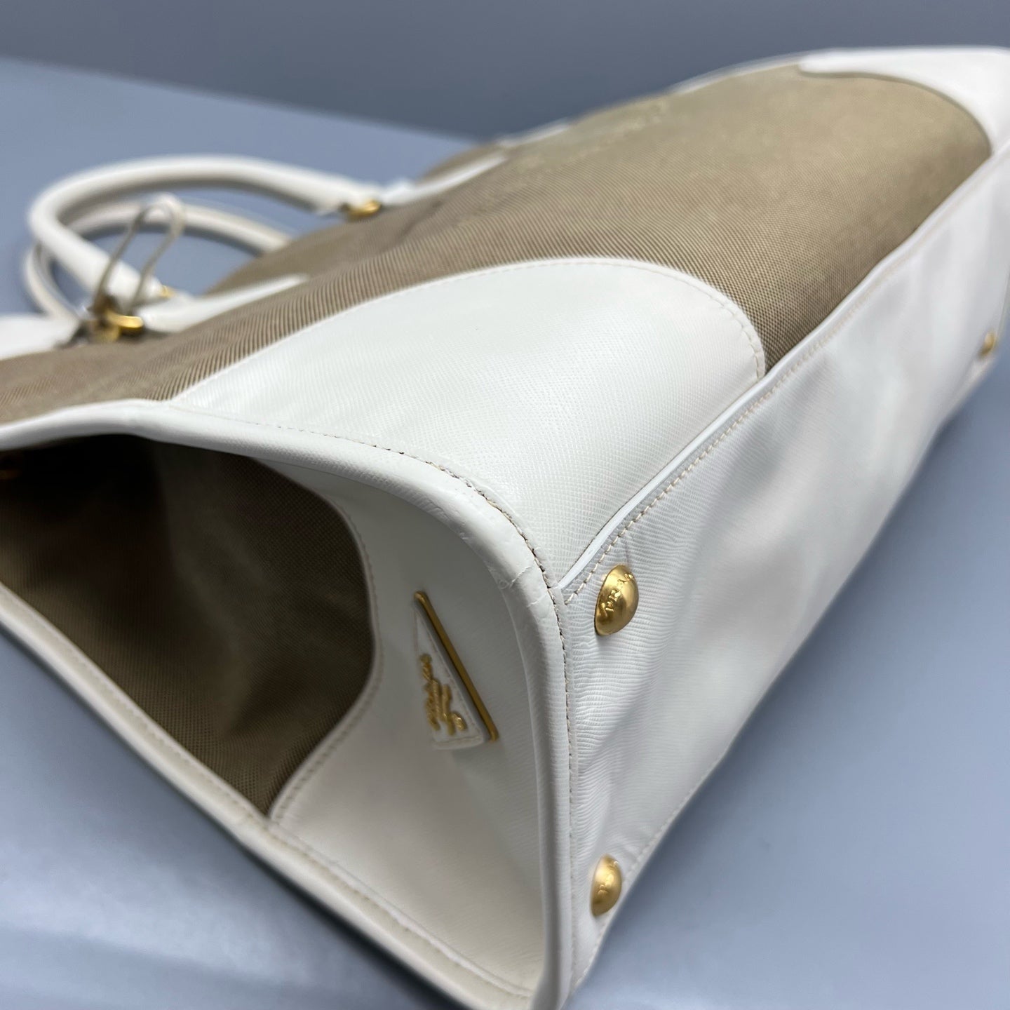 Prada Canvas Satchel