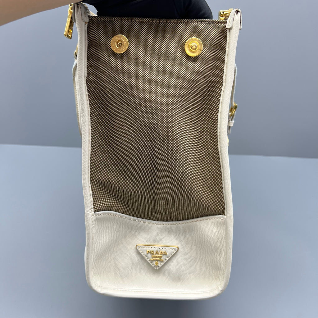Prada Canvas Satchel